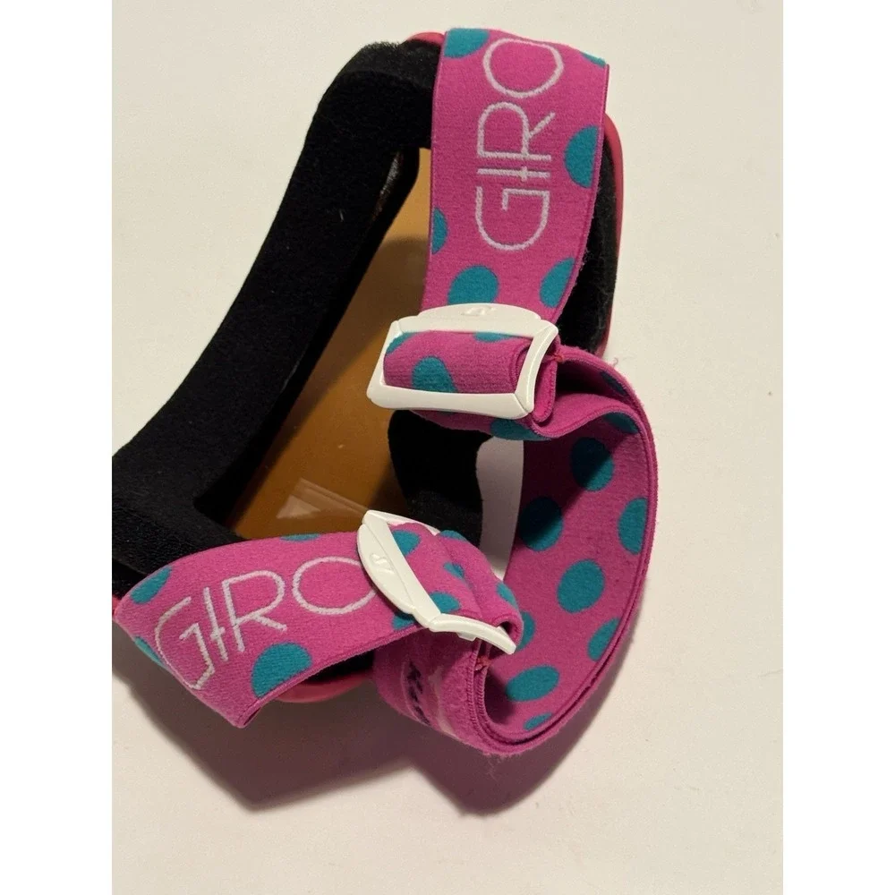 Giro Youth Series Ski Goggles Injected Pink Butterfly Hearts Graphic Adjustable